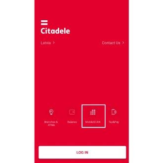 bank citadele mobilescan increase limit.